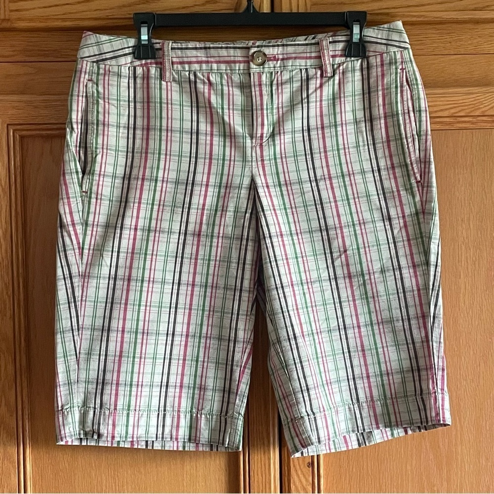 Tommy Hilfiger Multicolor Striped Women’s Bermuda Shorts